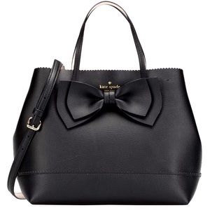 ♠️KATE SPADE🎀Bow Vanderbilt Giorgia Purse Black